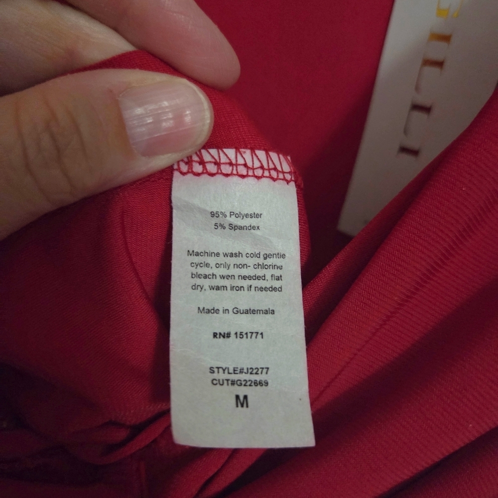 Gilli New Vibrant Red Jumpsuit Size M - Picture 8 of 11